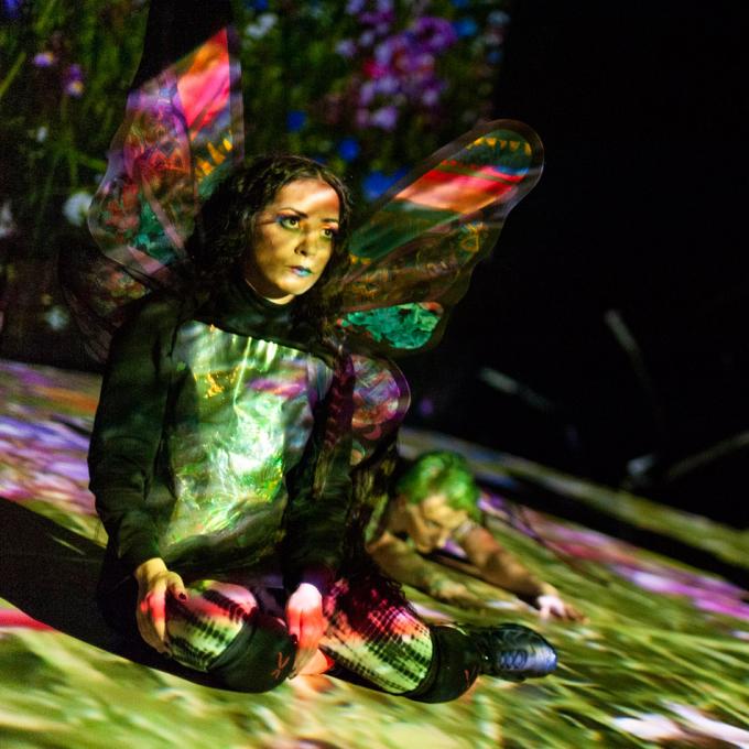 Technocandy: Schaffen, Theater Oberhausen 2019. Foto: Isabel Machado Rios Technocandy: Schaffen, Theater Oberhausen 2019