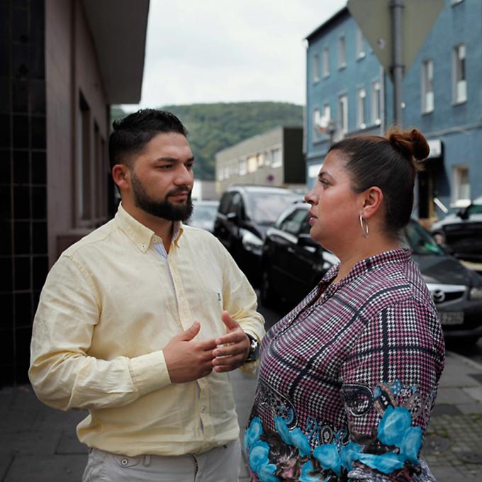Myuslyum Asan und Silvana Gashi, Romano Drom, Hagen. Foto: Fatih Curceren Myuslyum Asan und Silvana Gashi, Romano Drom