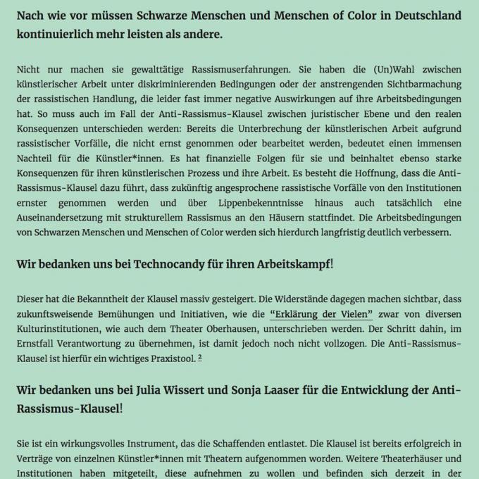 <a href="http://offener-brief-antirassismusklausel.de/" target=“_blank“>Offener Brief Anti-Rassismus-Klausel</a>, screenshot Offener Brief