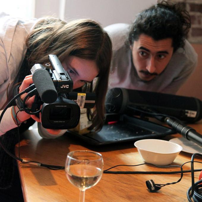 endstation.club Kurzfilmworkshop, 2018. Foto: Anna Sowo Koenning endstation.club Kurzfilmworkshop