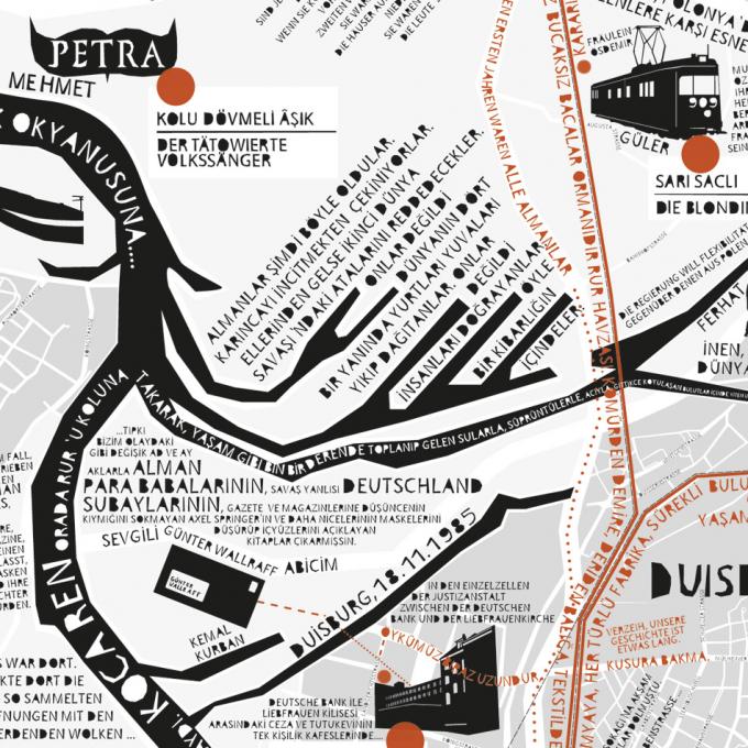 Anatolpolitan Karte. Illustration: Silvia Dierkes Anatolpolitan Karte