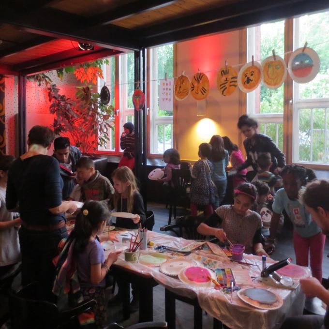 von hier aus – über film sprechen, Kinderkino, 2016. Foto: Nina Selig von hier aus – über film sprechen